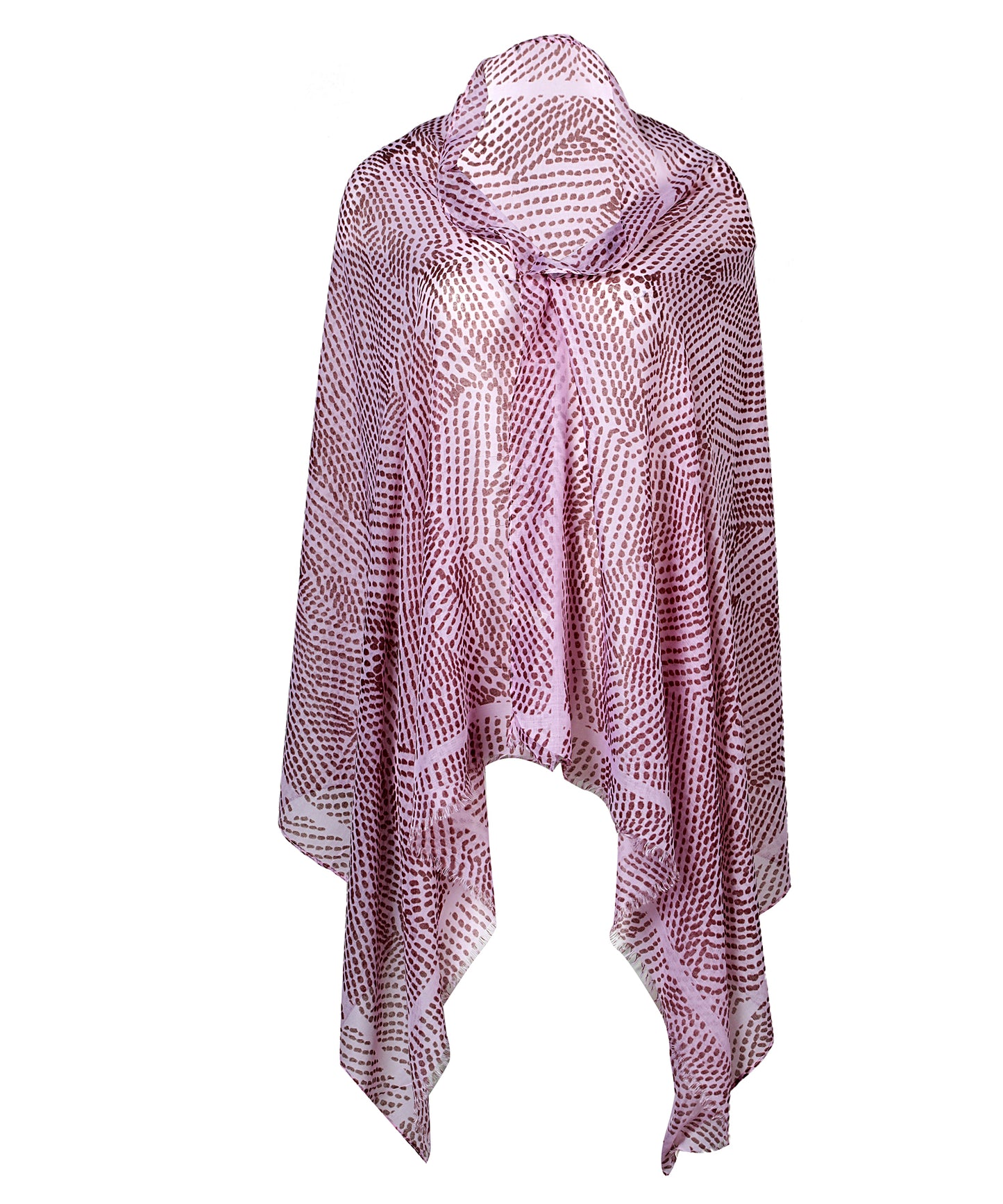 Printed Pink Scarf