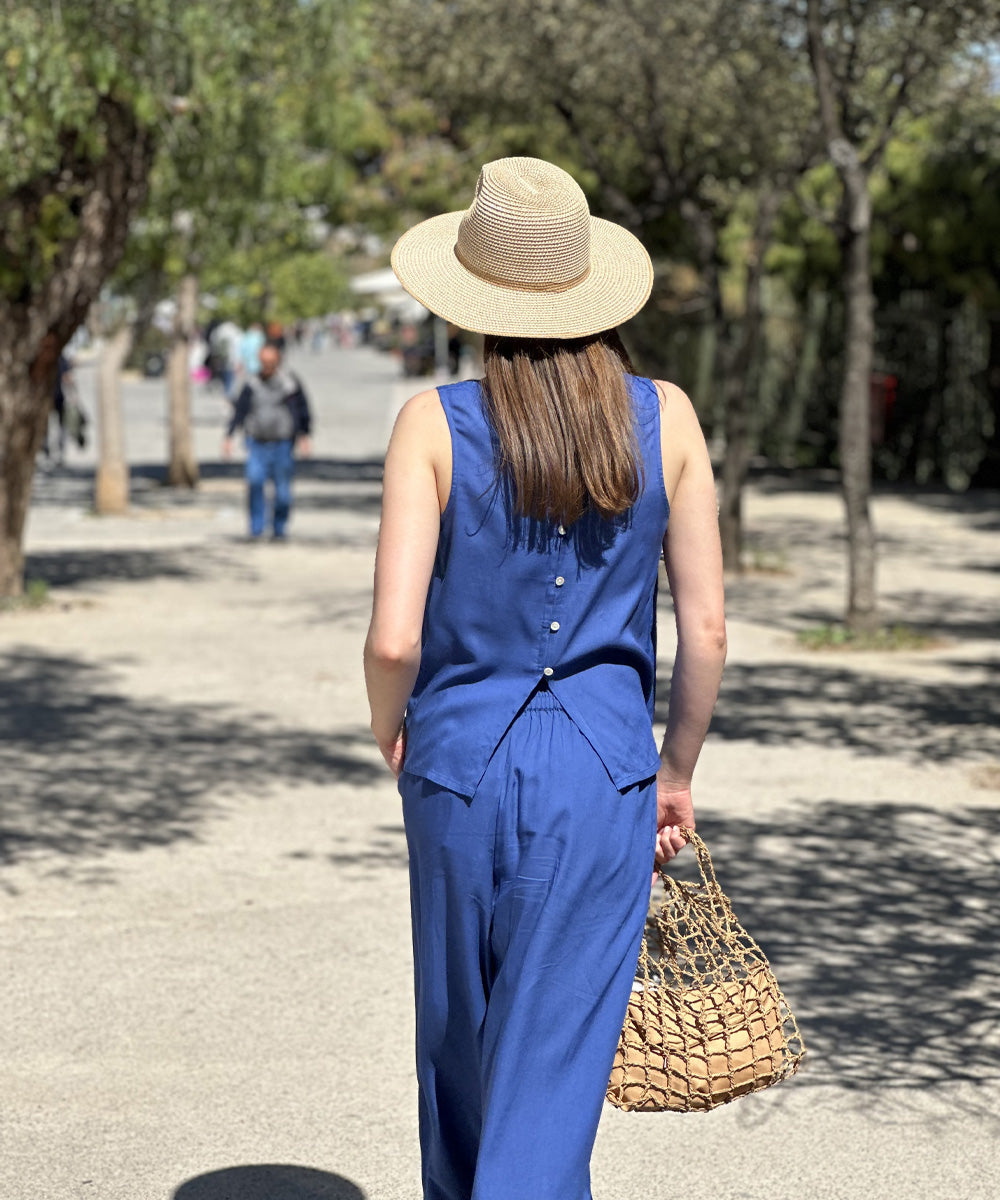 Beige Straw Hat