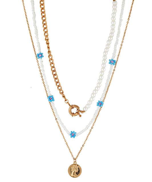 Three Row Necklace 48000761-24