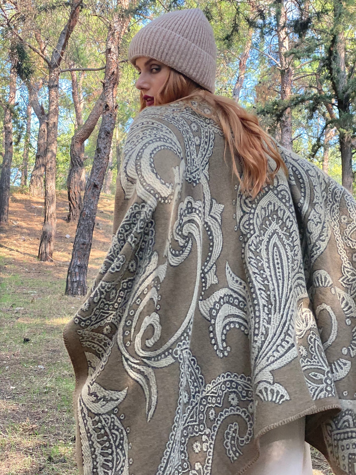 Πλεκτό Poncho 63000096-05