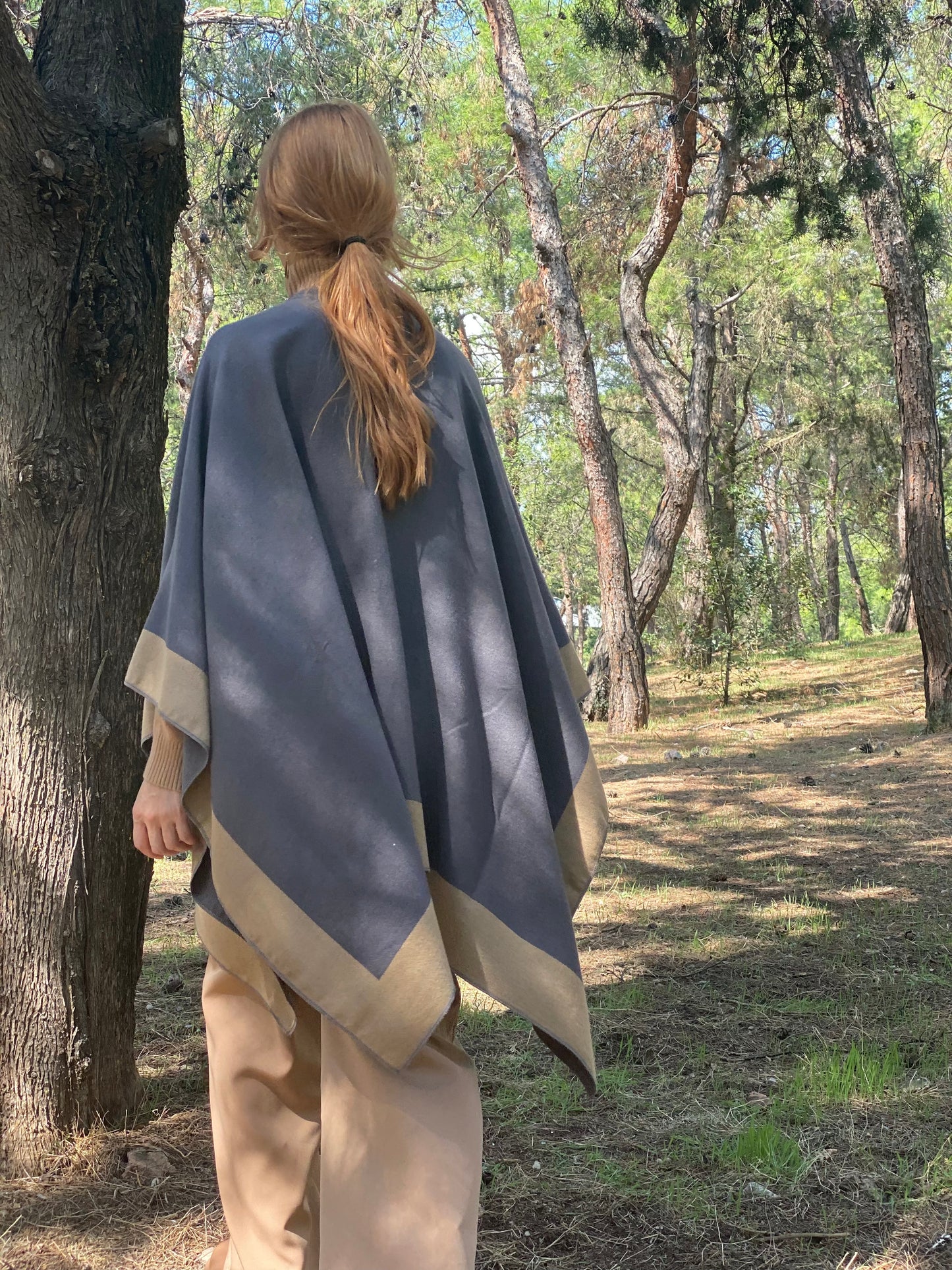 Πλεκτό Poncho 63000103-08