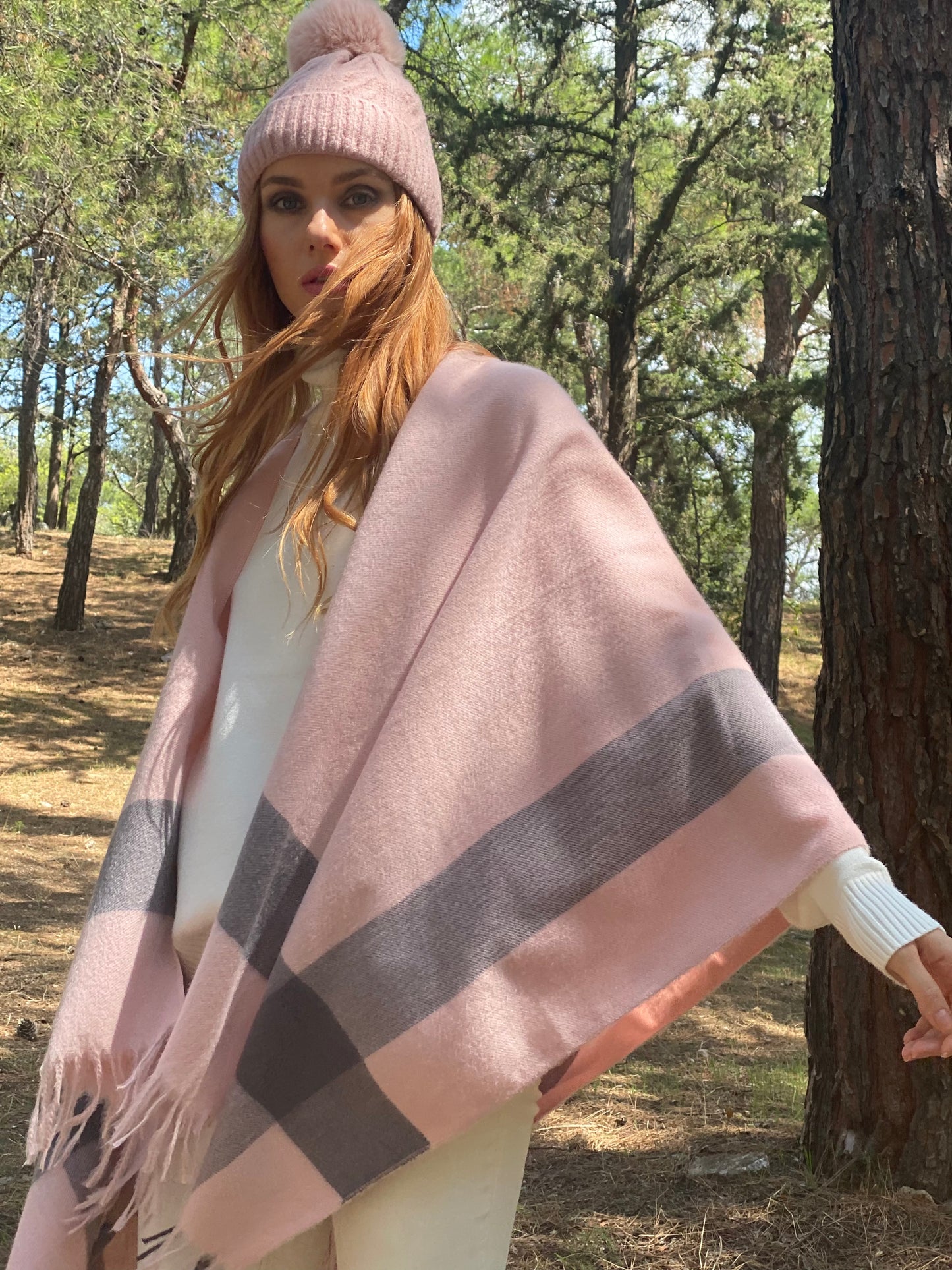 Πλεκτό Poncho 63000111-13