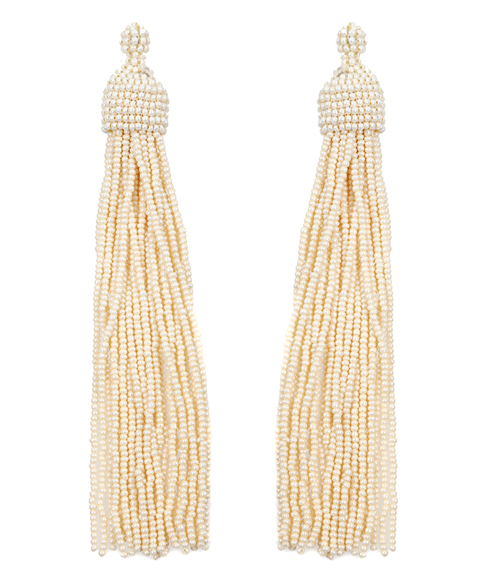 SAMANTHA EARRINGS - 80000629-06 - IVORY