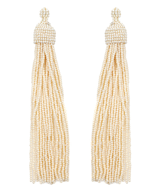 SAMANTHA EARRINGS - 80000629-06 - IVORY