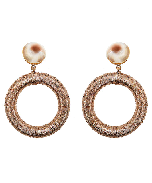 STEPHANIE EARRINGS - 80000630-43 - BRONZE