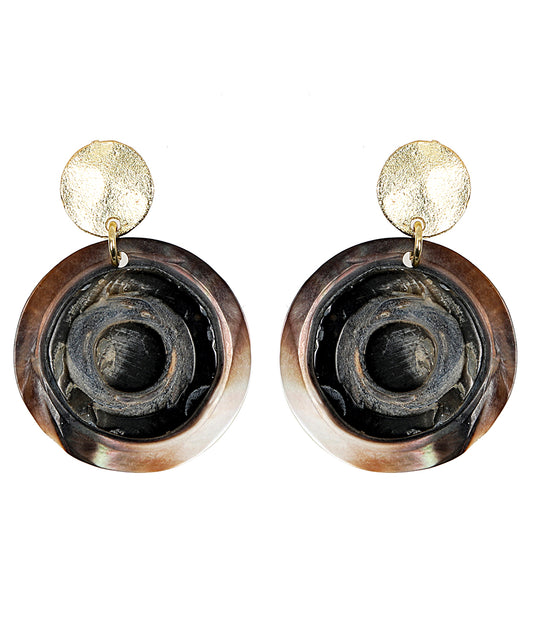 ELECTRA EARRINGS - 80000631-05 - BEIGE