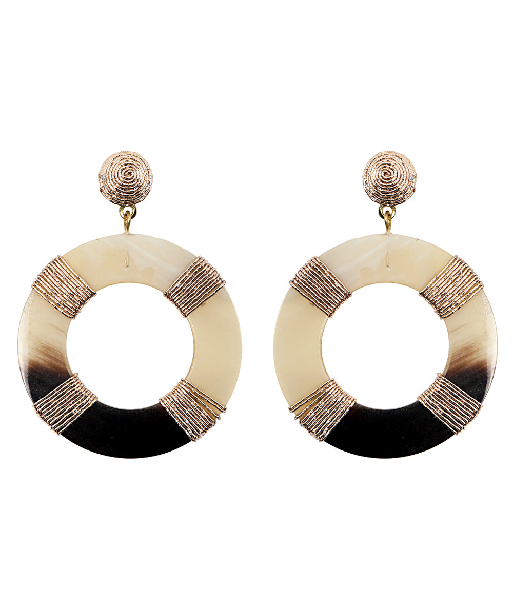 URANIA EARRINGS - 80000633-62 - LIGHT GOLD