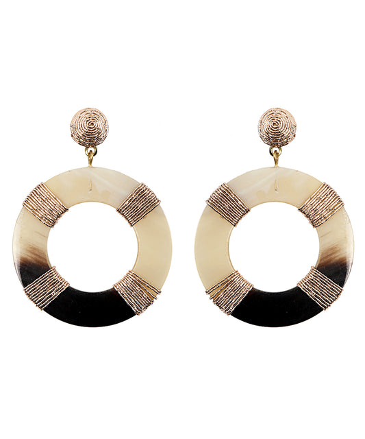 URANIA EARRINGS - 80000633-62 - LIGHT GOLD