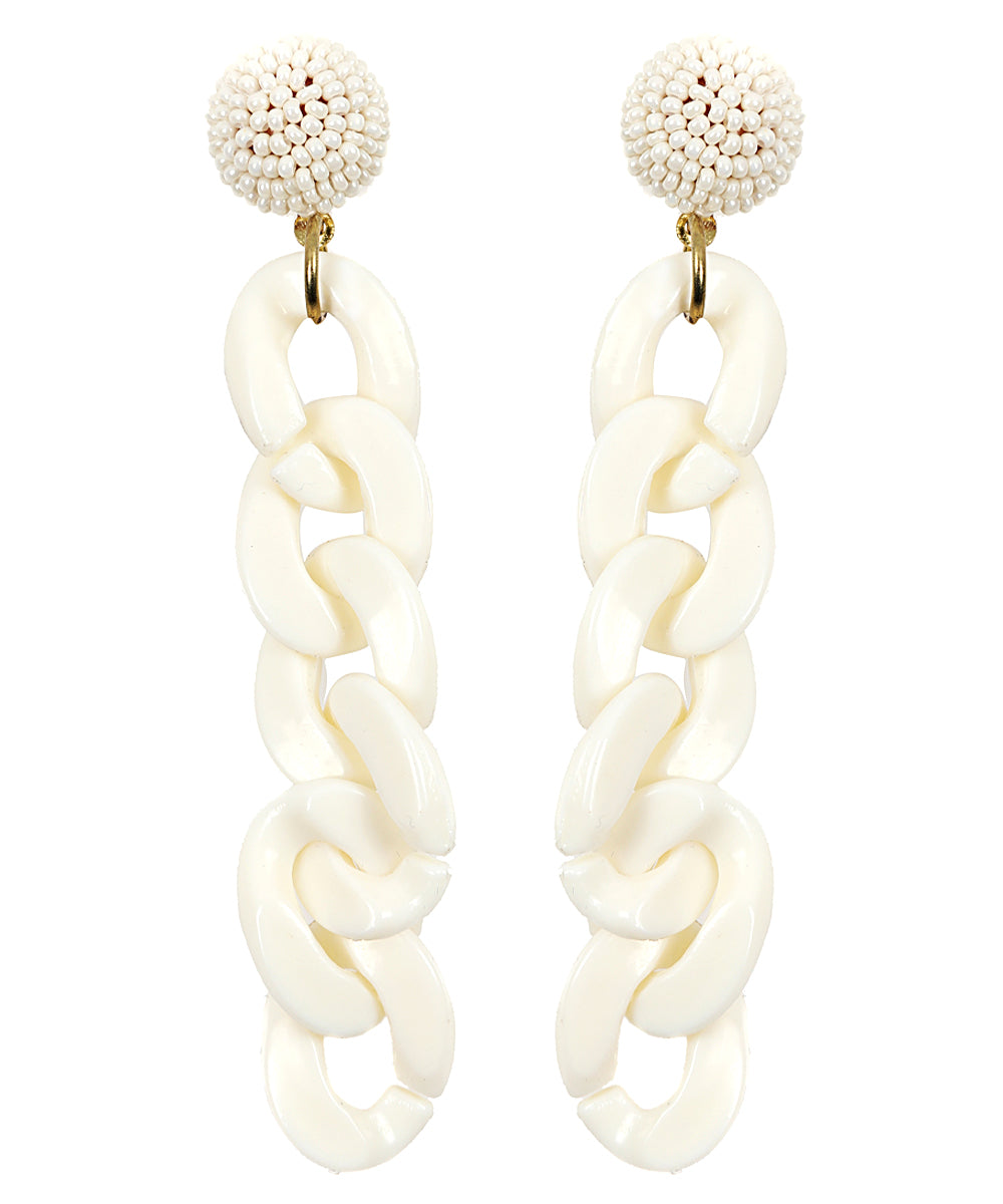 ALYSSA EARRINGS - 80000634-06 - IVORY