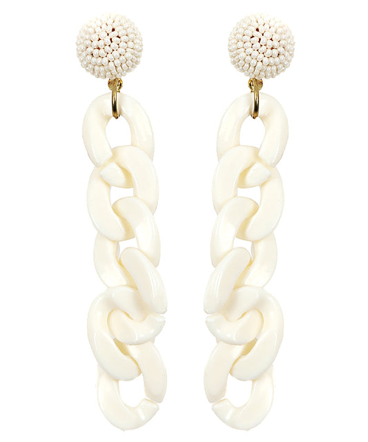 ALYSSA EARRINGS - 80000634-06 - IVORY