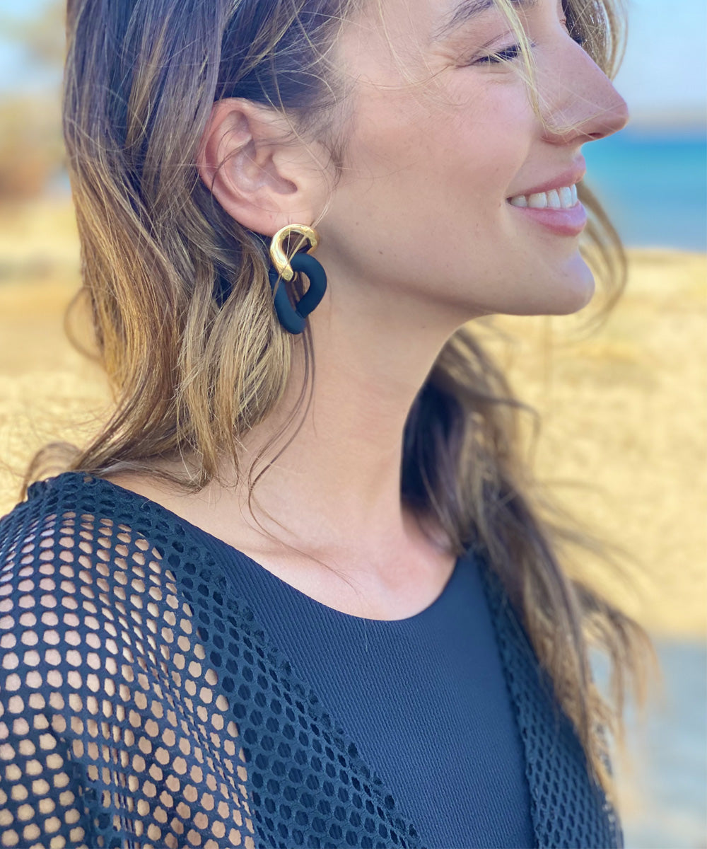Black Hermione Earrings