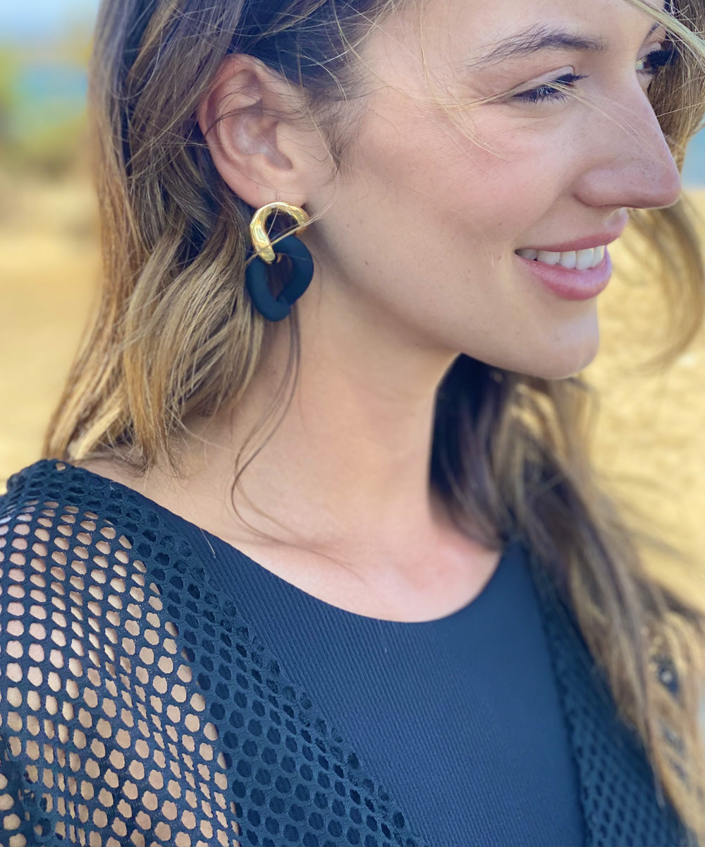 Black Hermione Earrings