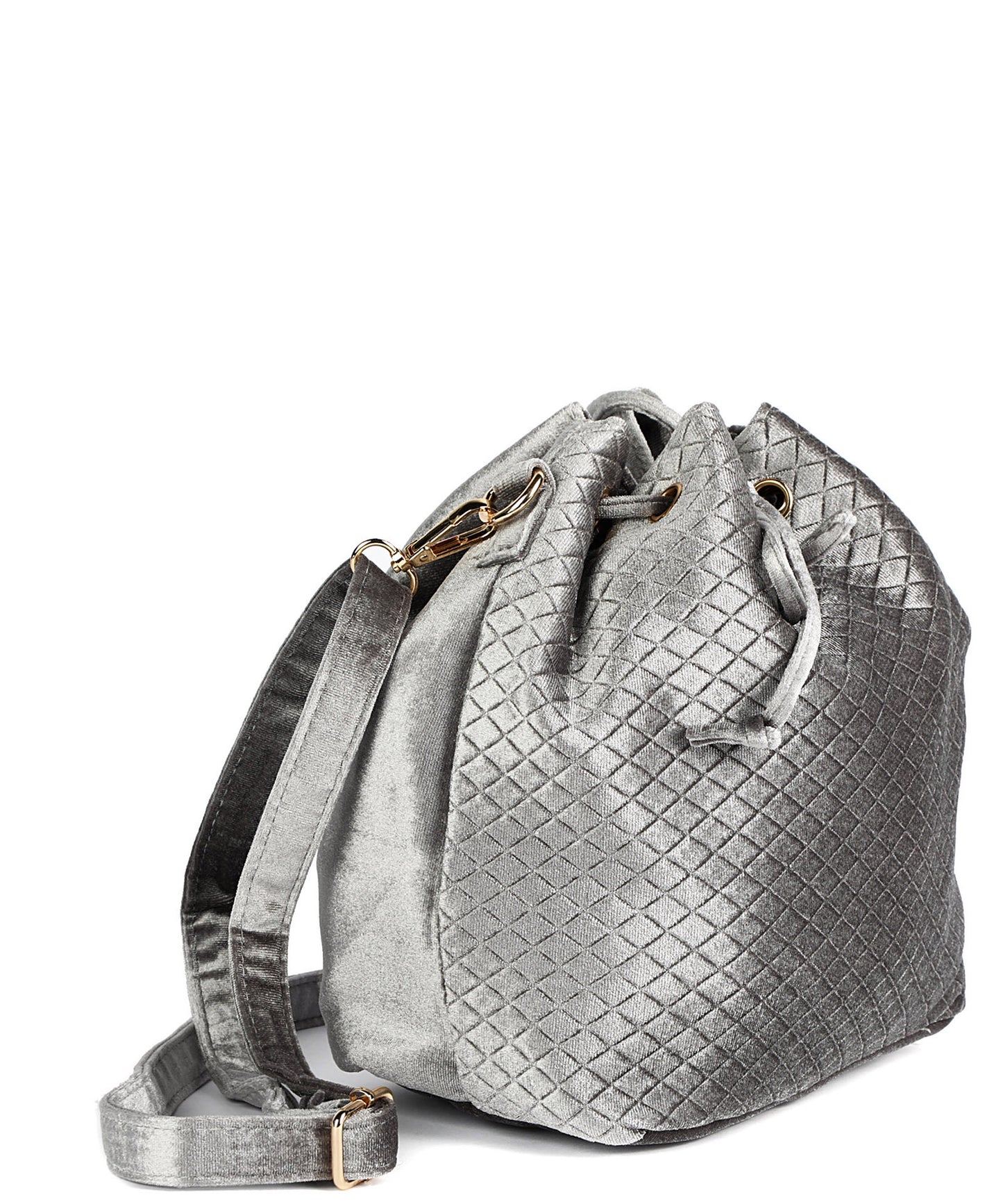 VELVET BAG - 74000247-08 - GRAY