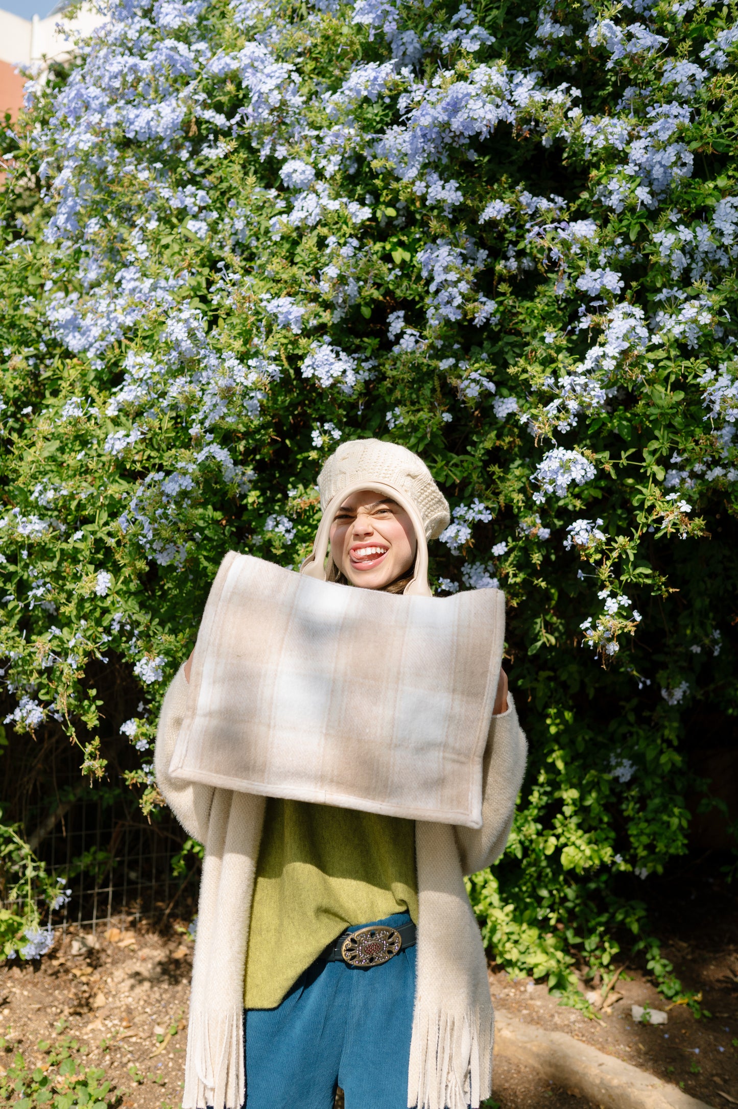 Καρό Tote Bag
