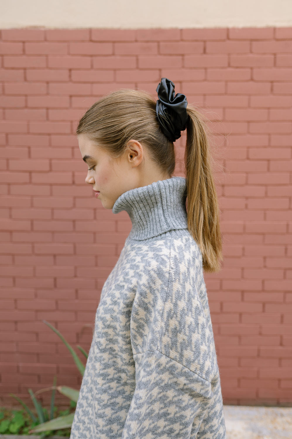 Leather Scrunchie 47000073-02