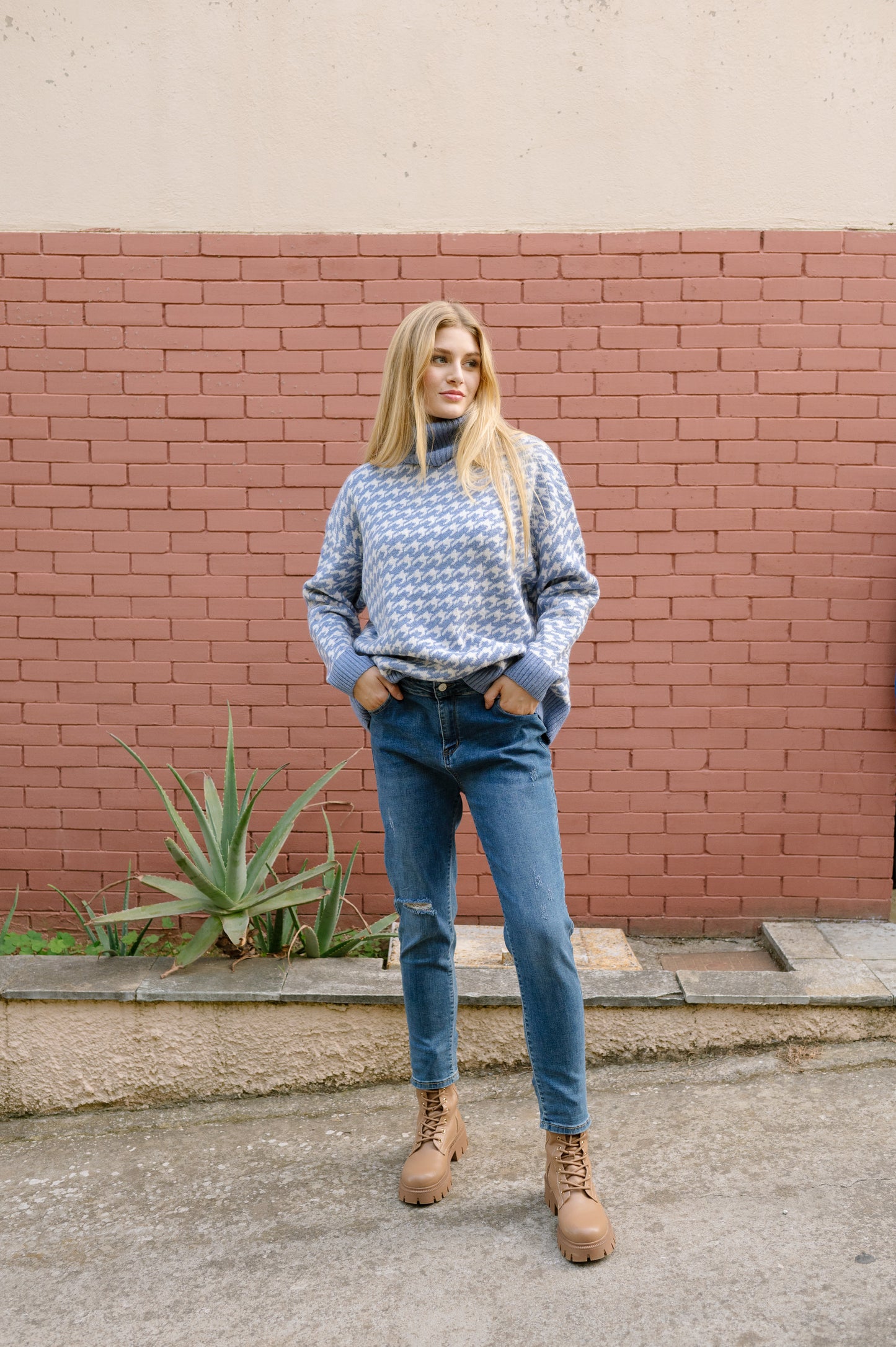 Blue Stretch Jeans