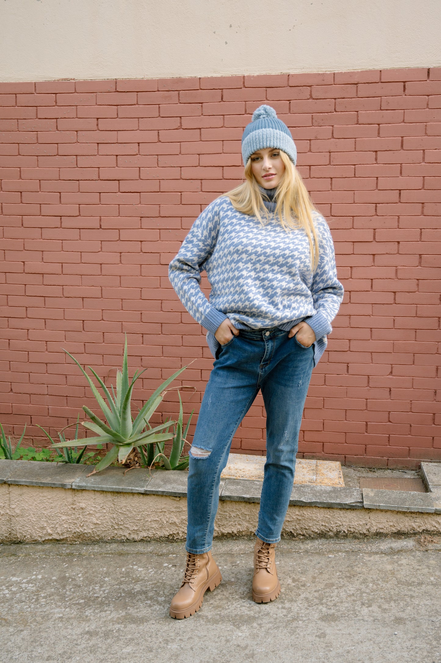 Blue Stretch Jeans