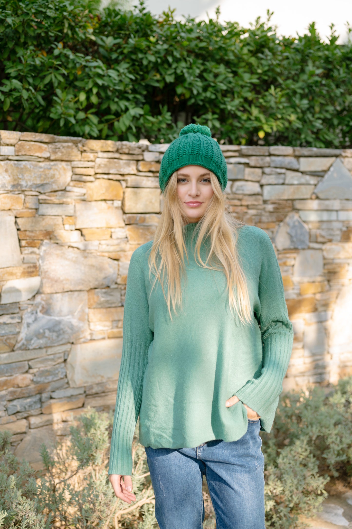 Oversized High Neck Blouse