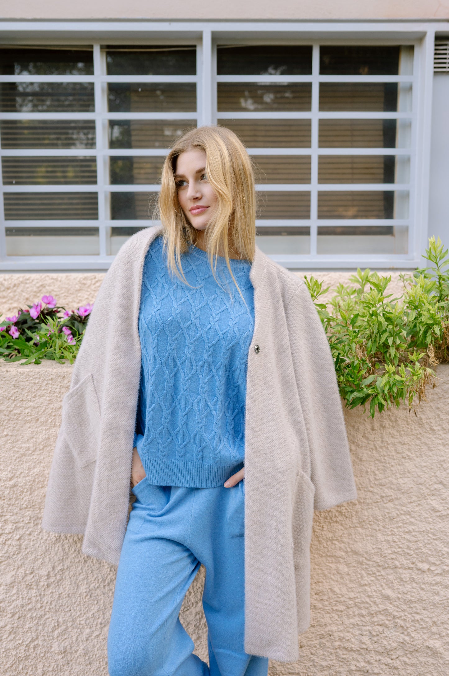 Knitted Sweater and Pants Set