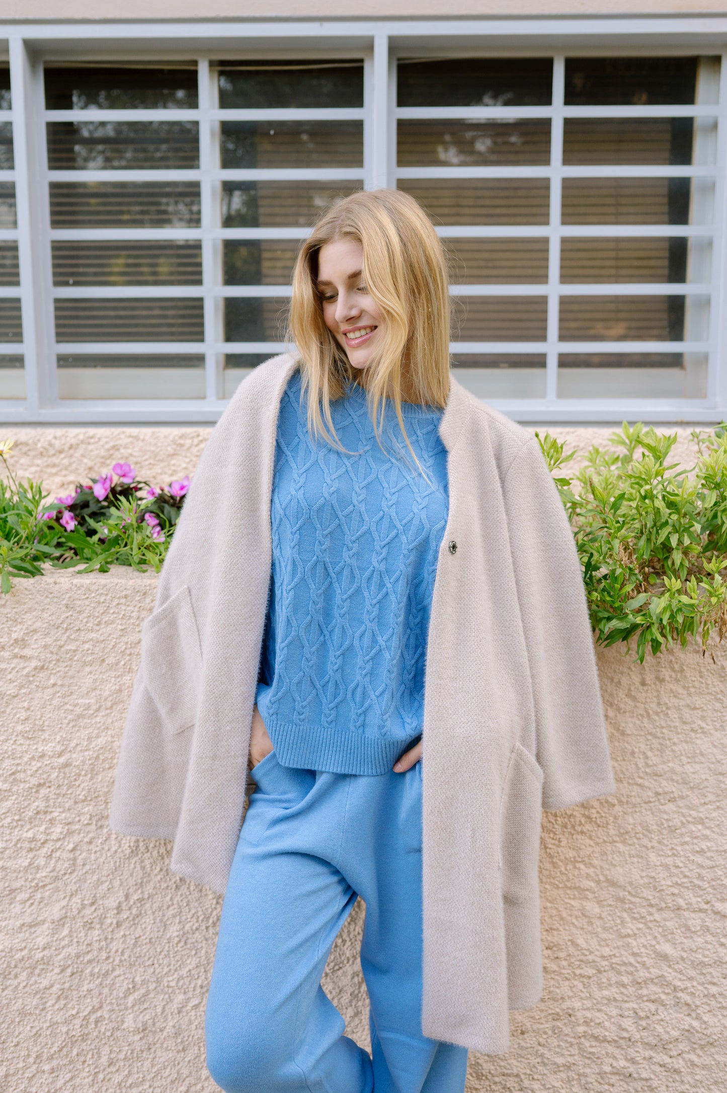 Knitted Sweater and Pants Set