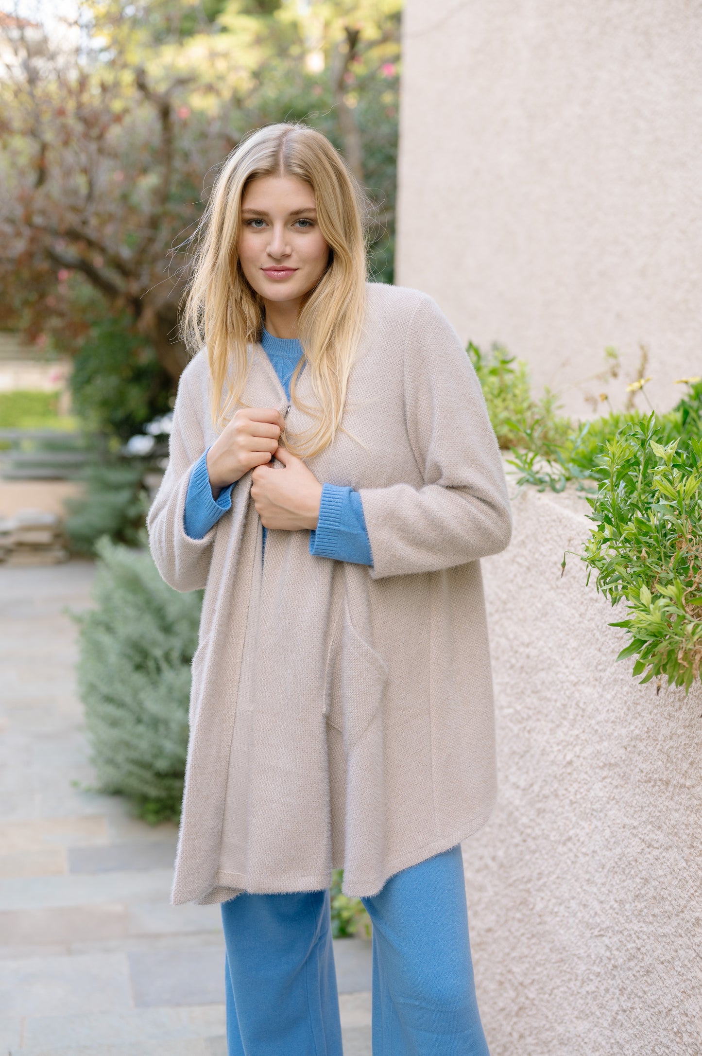 Mohair type cardigan