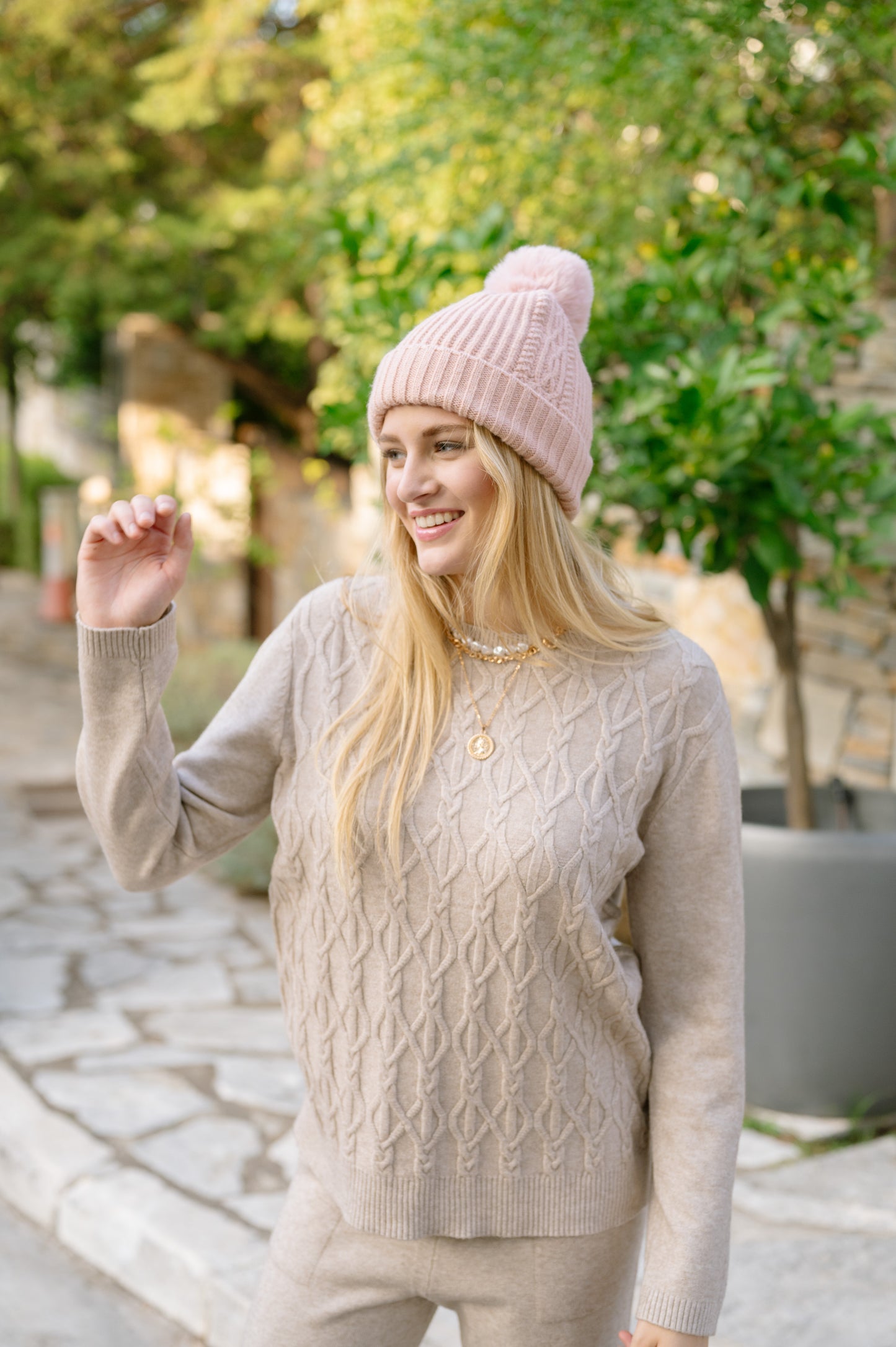 Knitted Sweater and Pants Set
