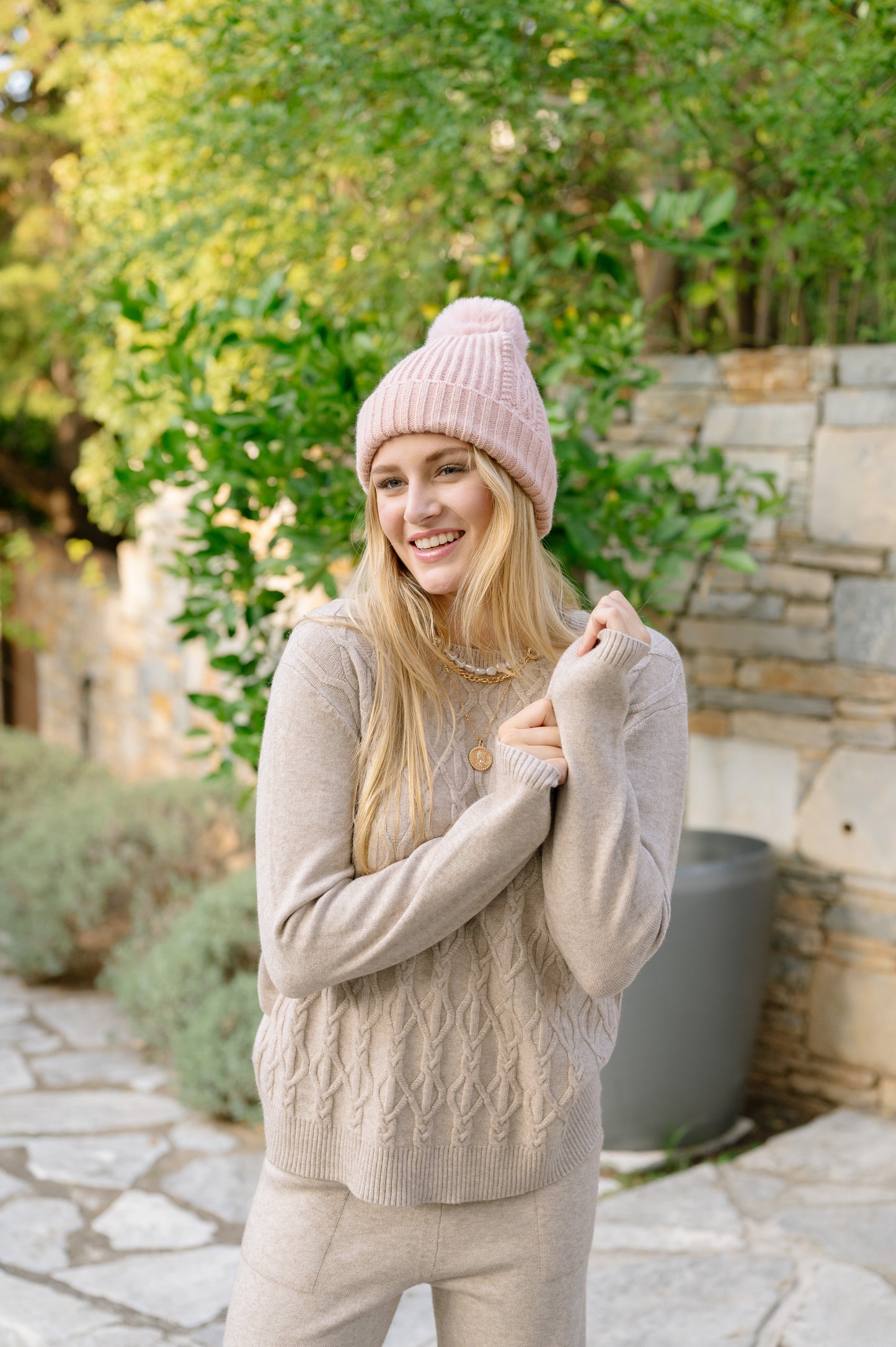 Knitted Sweater and Pants Set