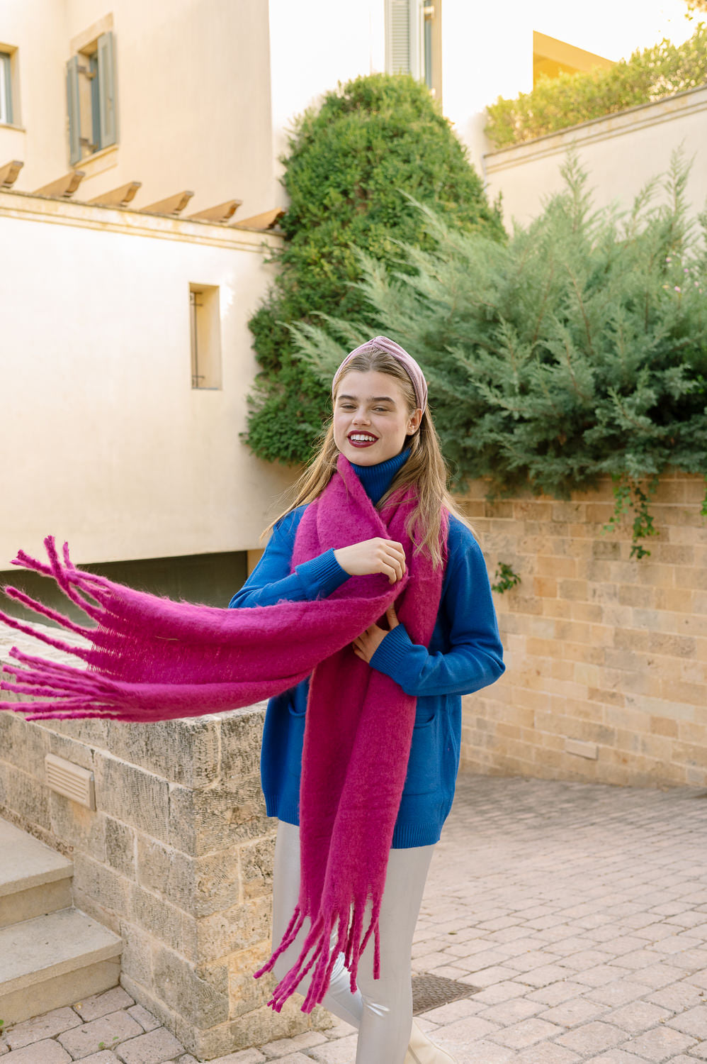Monochrome Blanket - Scarf