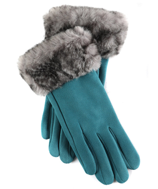 Γάντια με γούνα