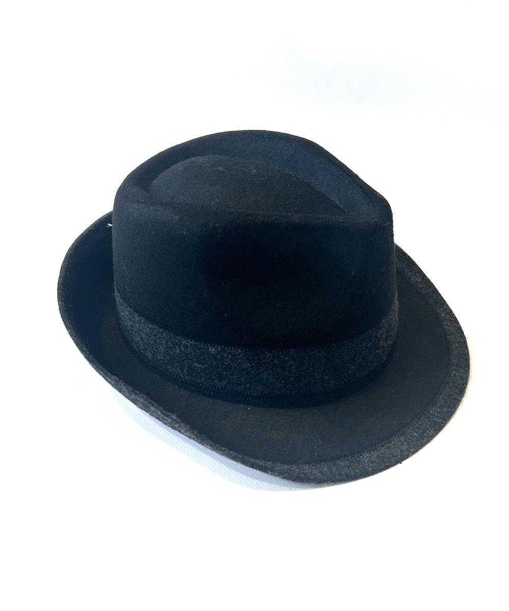 FELT HAT - 38000173-02 - ΜΑΥΡΟ