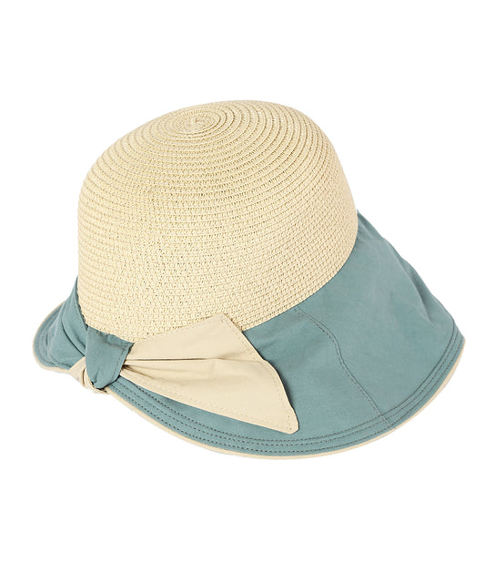 Straw and Cotton Hat