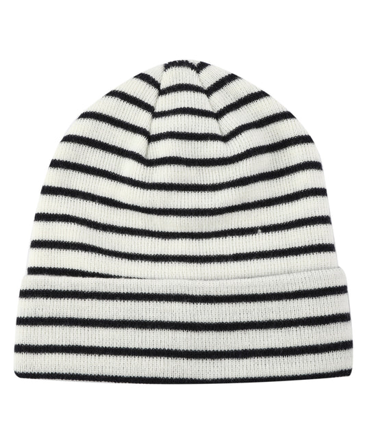Knitted Striped Cap 82000136-01