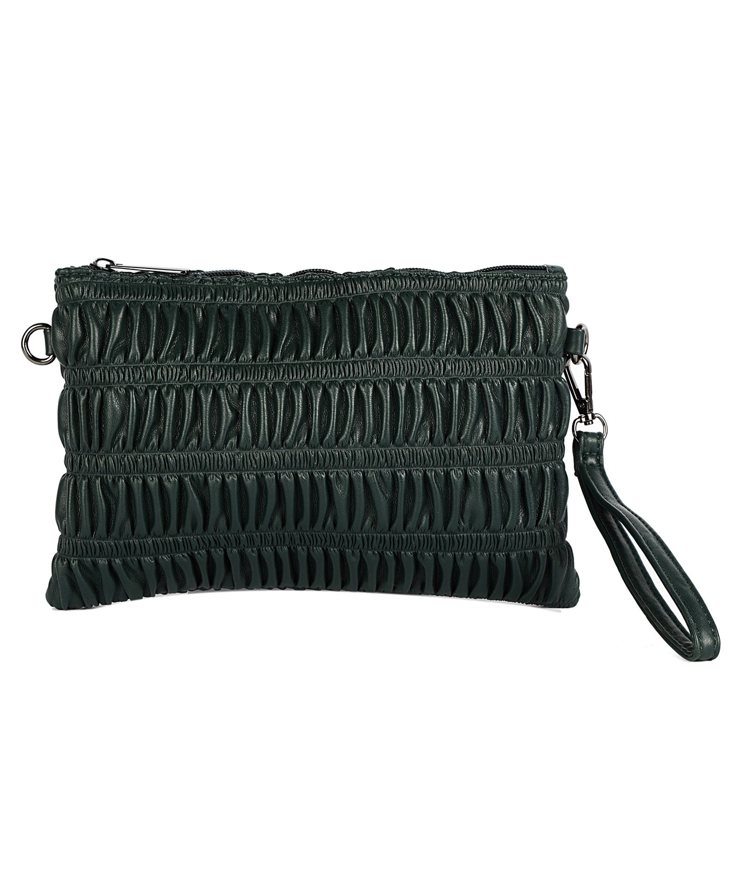 Folder with leather effect