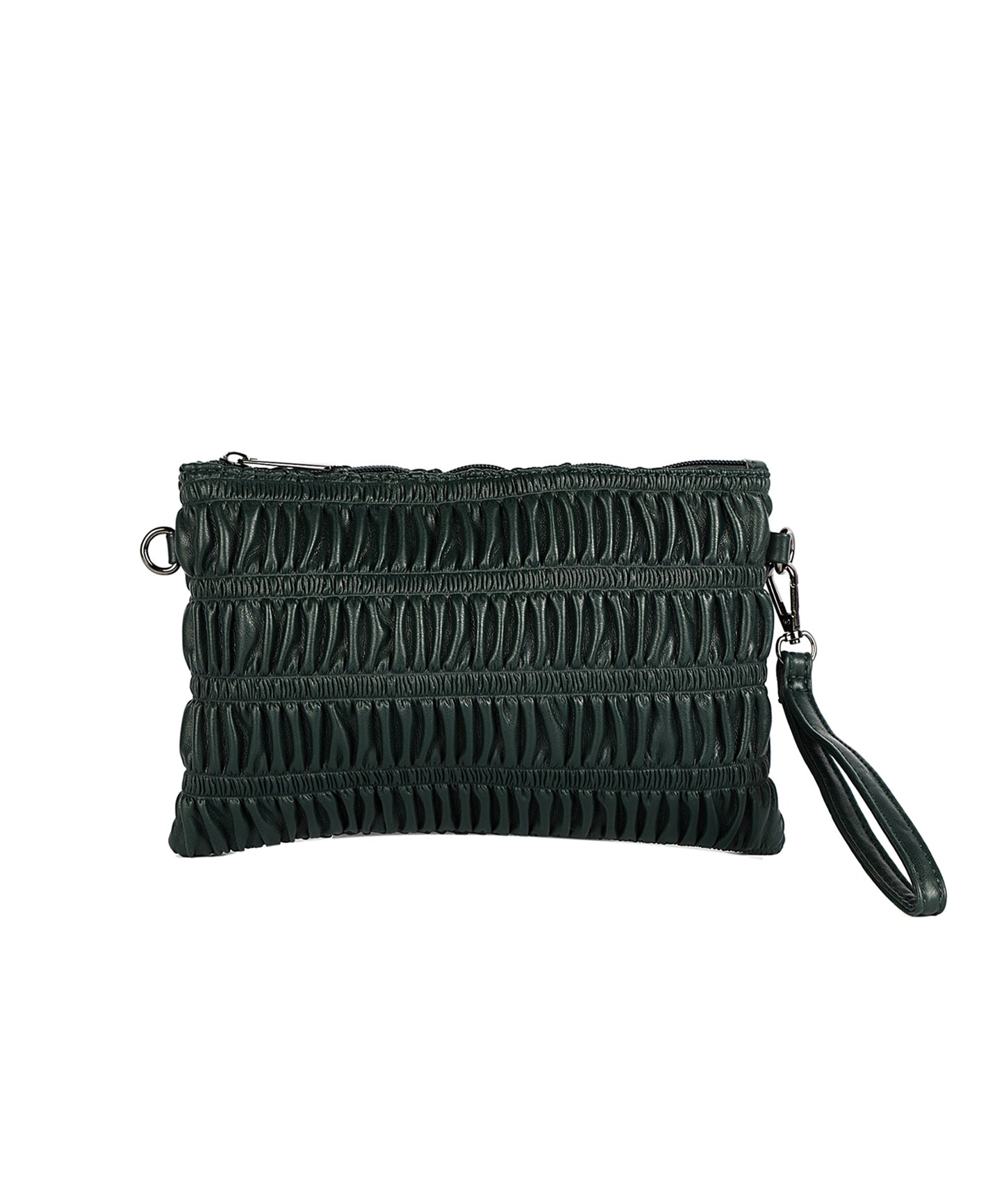 Folder with leather effect