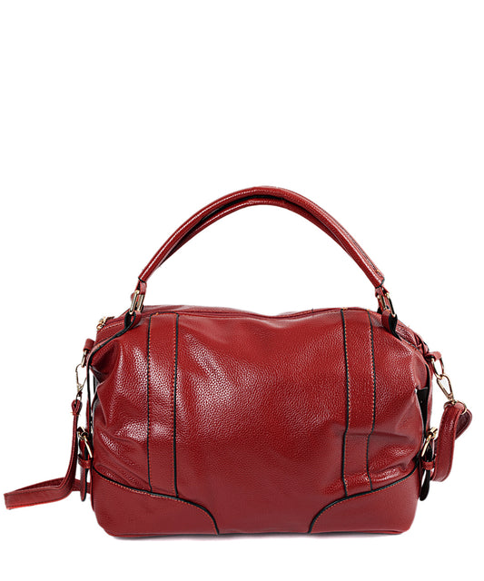 WOMEN'S SHOPPER BAG - 95000926-16 - RED