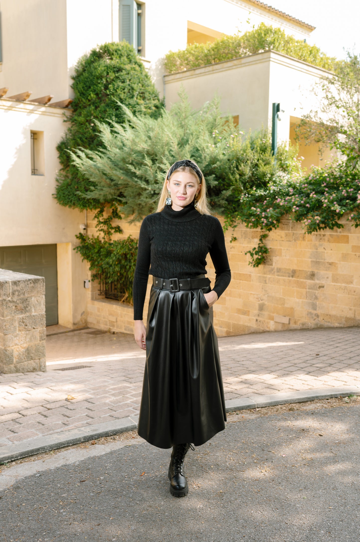 Maxi Leather Skirt