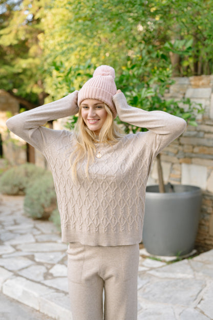 Knitted Sweater and Pants Set